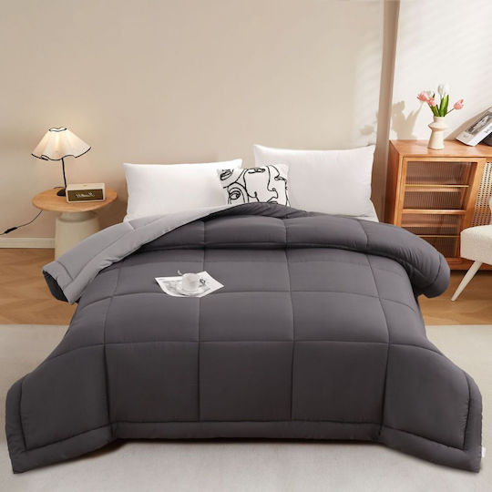 Homeone Единичен 160x220бр Black - Grey Homeone Единичен 160x220бр Black - Grey