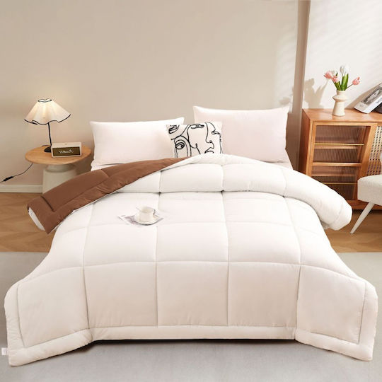Homeone Übergröße 220x240cm Ivory - Brown