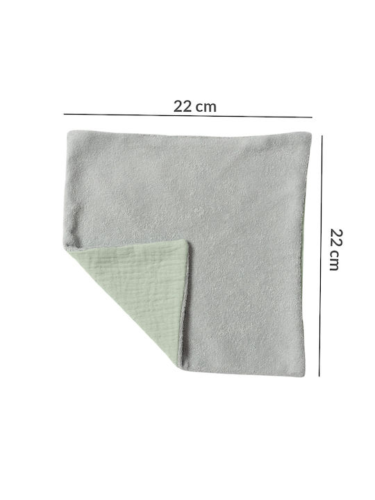 Kidizi Shoulder Burp Cloth Blue 22x22cm. 3pcs