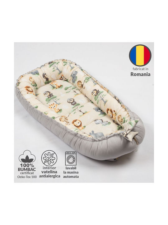 Kidizi Βρεφικό Μαξιλάρι Φωλιά Beige 50x90εκ.