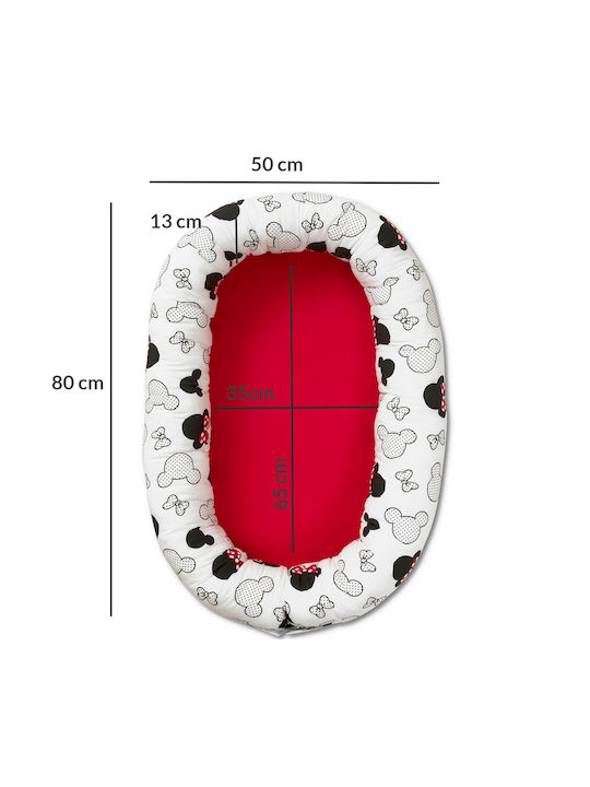 Kidizi Baby Nestkissen Rot 50x95cm