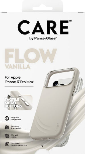 PanzerGlass Feature Umschlag Rückseite Metallisch Beige (iPhone 17 Pro Max)