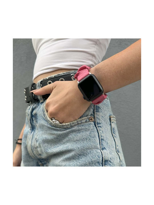 Sonique Scruncie Λουράκι Ροζ (Apple Watch (42/44/45/49MM) - Apple) Sonique Scruncie Λουράκι Ροζ (Apple Watch (42/44/45/49MM) - Apple)