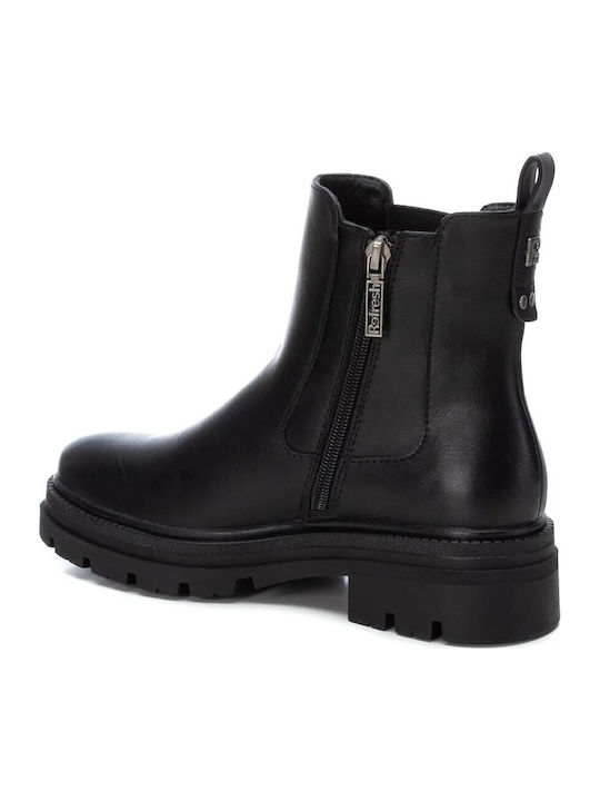 Leather Women's Chelsea Ankle Boots Black
