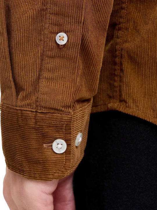 Long-sleeved Corduroy Shirt Monks Robe