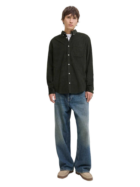 Long-sleeved Corduroy Shirt Rosin
