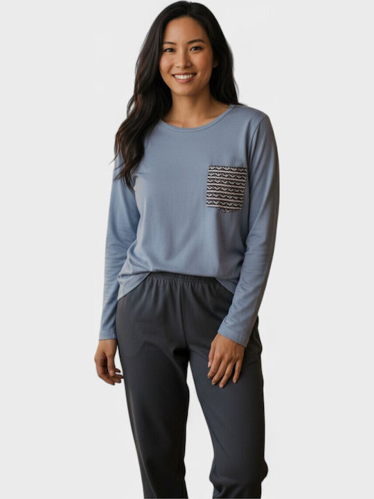 Cherry Underwear Winter Damen Pyjama-Set Rua
