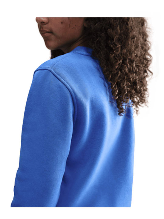 Fleece Kids Sweatshirt Blue Sportswear Club