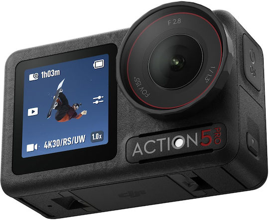 DJI Osmo Action 5 Pro Action Camera 8K Underwater Essential Combo with Touch Screen 2.5" and Wi-Fi Black