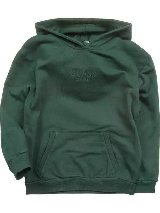 Kids Sweatshirt with Hood and Pockets Green