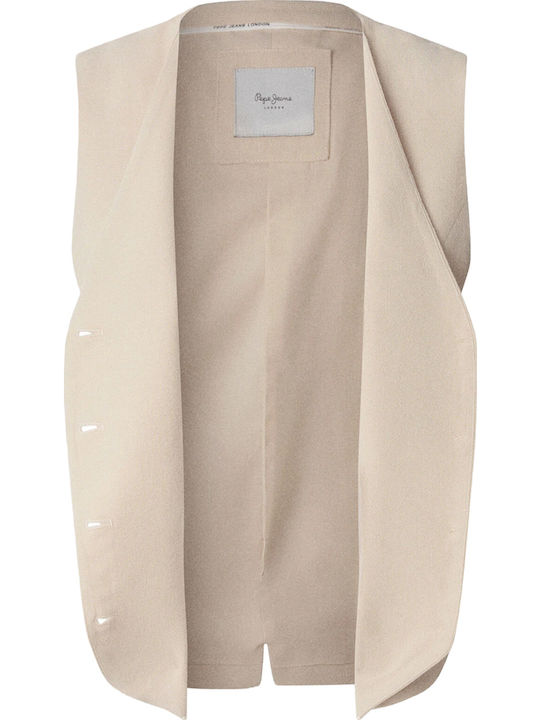 Women's Vest Light Beige