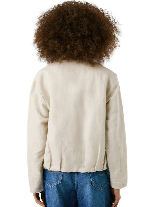 Γυναικείο Bomber Jacket Light Beige