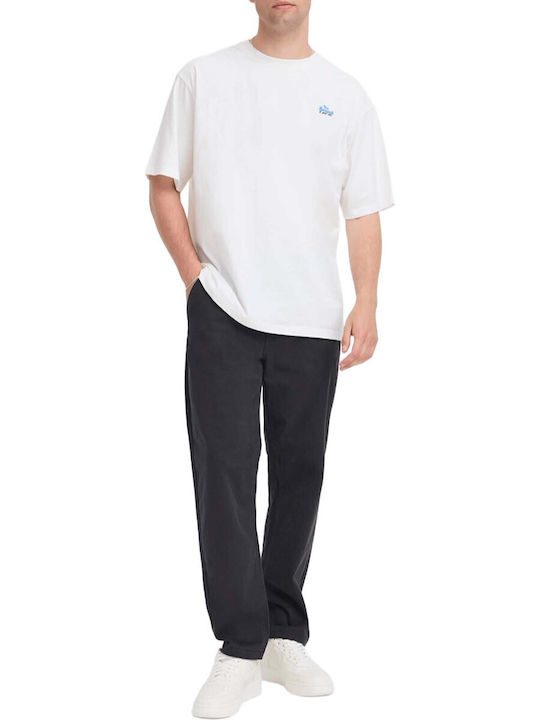 Trousers Chino in Straight Line Blue