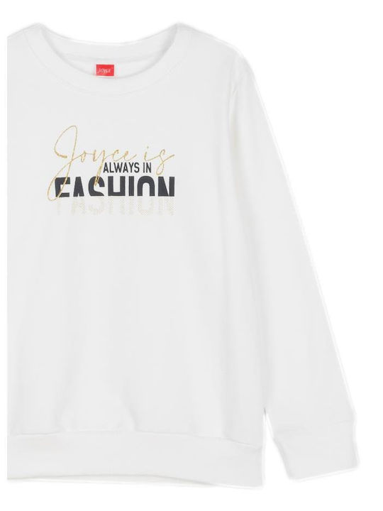 Kinder-Sweatshirt Weiß Always In Fashion