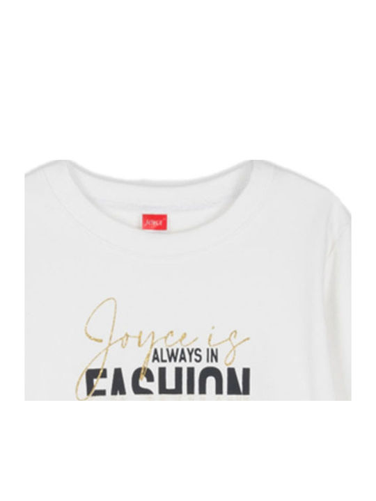 Kinder-Sweatshirt Weiß Always In Fashion