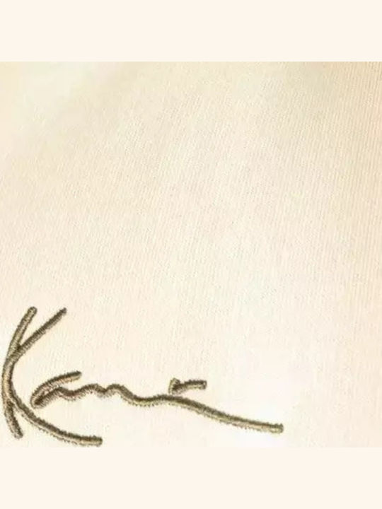 Signature Sweatshirt with Hood Beige