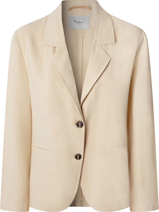 Pepe Jeans Γυναικείο Σακάκι Light Beige