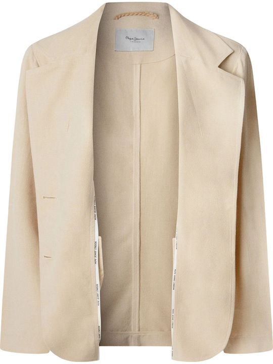 Pepe Jeans Γυναικείο Σακάκι Light Beige
