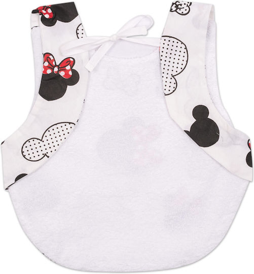 Kidizi Impermeabila Bavetă din 100% Bumbac cu Buzunar Minnie Stars pentru 36 m+ 2buc