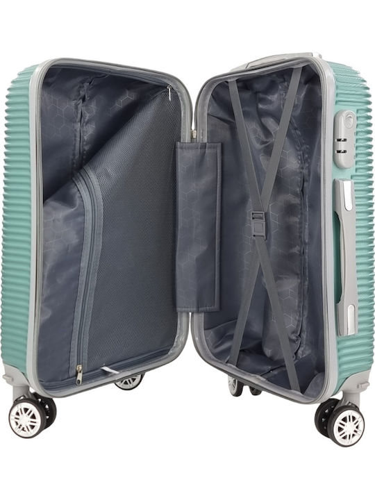 Cabin Hard Suitcase Mint with 4 Wheels Height 55cm