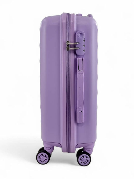 Kids Cabin Hard Suitcase Lilac with 4 Wheels Height 55cm