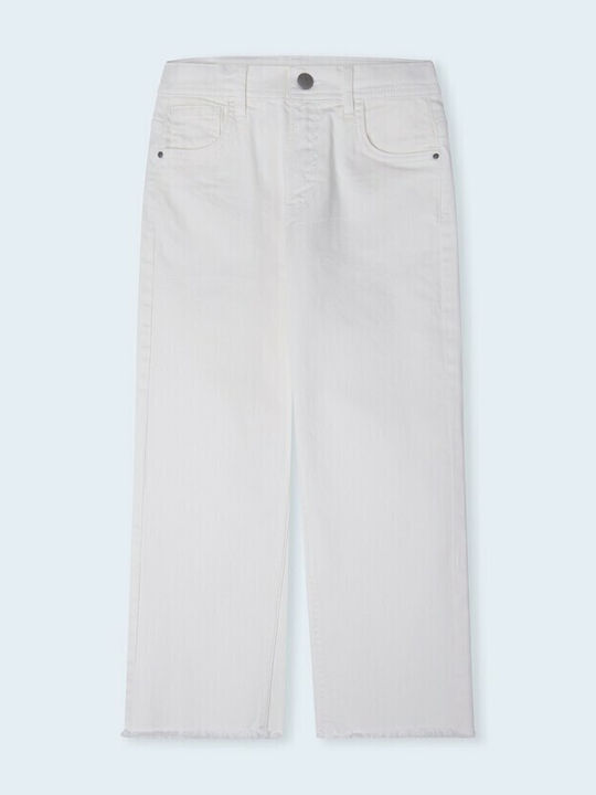 Pepe Jeans Grace Culotte Kinder-Jeanshosen Weiß