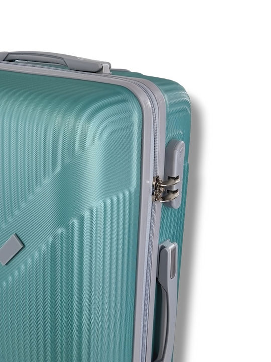 Valize De Călătorie Tough Verde Cu 4 Roți Set 3 Buc