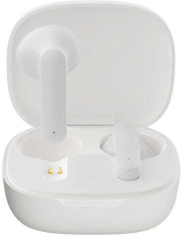Streetz T160 Earbud Bluetooth Handsfree Earphones with Charging Case White