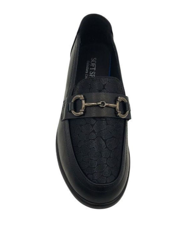 Women's Slip-On from Synthetic Leather Black