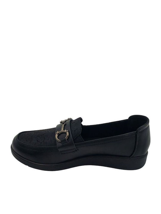 Women's Slip-On from Synthetic Leather Black