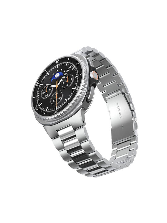 Spigen Modern Fit Λουράκι Ανοξείδωτο Ατσάλι Ασημί (Galaxy Watch 8 / 8 Classic)