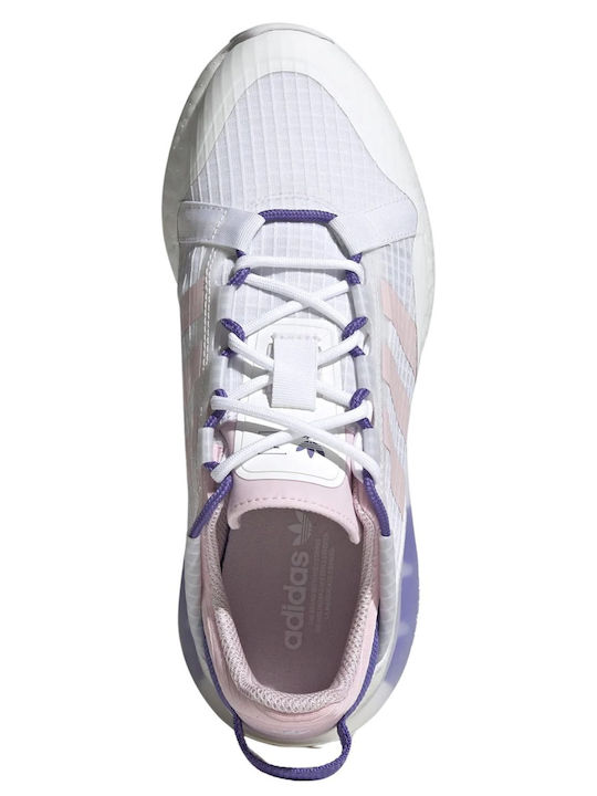 Zx 2k Boost Pure Sneakers Cloud White / Clear Pink / Purple