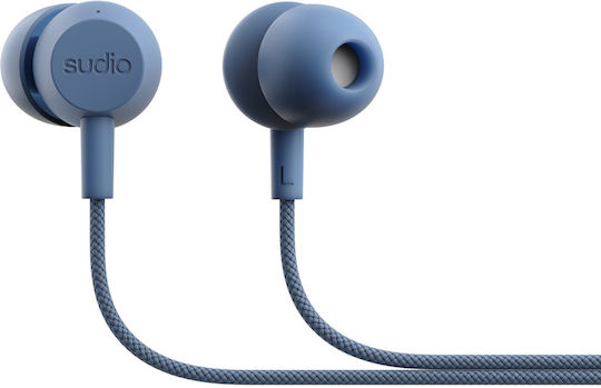 Sudio V3 In-ear Handsfree Ακουστικά με Βύσμα USB-C Μπλε