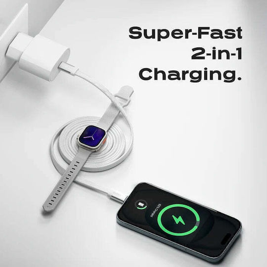 Statik MagStack Duo USB 2.0 Kabel USB-C männlich - USB-C 5W Weiß 1,5m