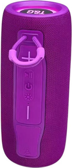 T&G TG-682 Ηχείο Bluetooth 10W με Ραδιόφωνο και Διάρκεια Μπαταρίας έως 2 ώρες Μωβ