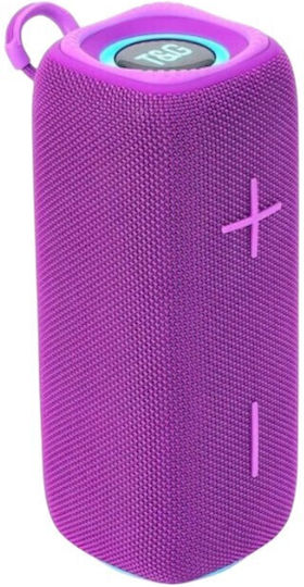 T&G Bluetooth Speaker 8W with Radio and Battery Life up to 3 hours Purple TG654