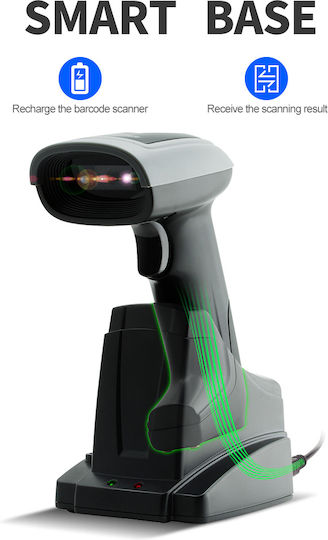 Gtcodestar Handheld-Scanner Verkabelt mit 2D- und QR-Barcode-Lesefunktion