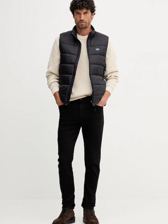 Sleeveless Jacket Puffer Black