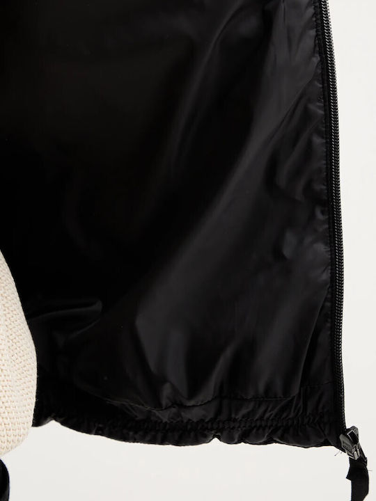Sleeveless Jacket Puffer Black