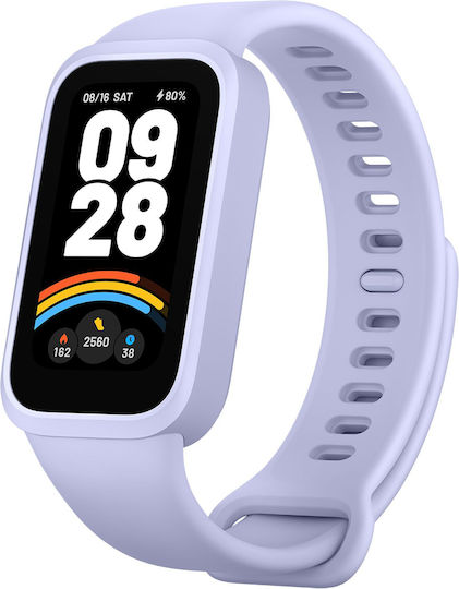 Xiaomi Smart Band 9 Active Водоустойчива Лилава