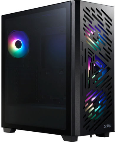 Adata XPG Lander 501 Gaming Midi Tower Κουτί Υπολογιστή με Πλαϊνό Παράθυρο Μαύρο