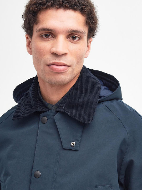 Ashby Μπουφάν Puffer Αδιάβροχο Classic Navy