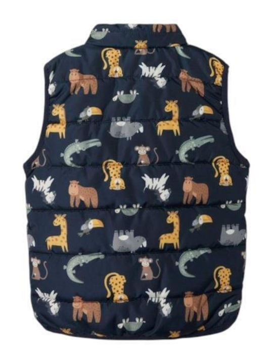 Kids' Casual Jacket Sleeveless Blue