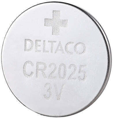 Deltaco Μπαταρία Λιθίου Ρολογιών CR2025 3V 1τμχ