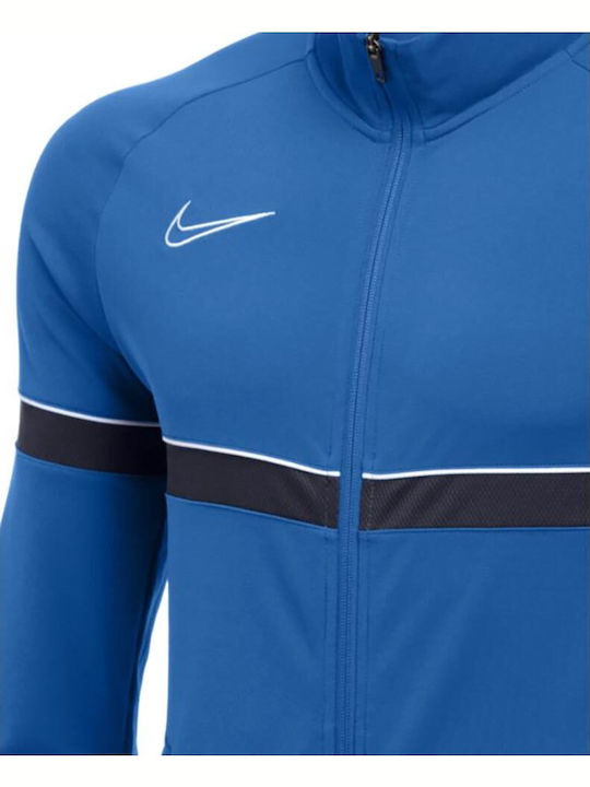 Athletic Kids Cardigan Dri-Fit Knitted Blue Academy 21 Track Jr
