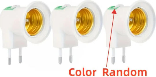 Socket Extension in White color Set 1pcs 5ELE21