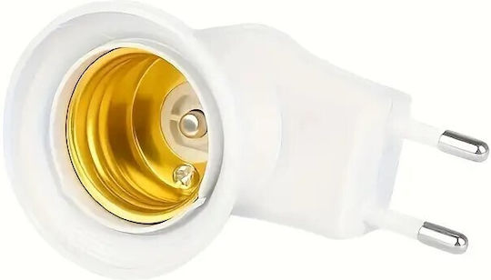 Socket Extension in White color Set 1pcs 5ELE21