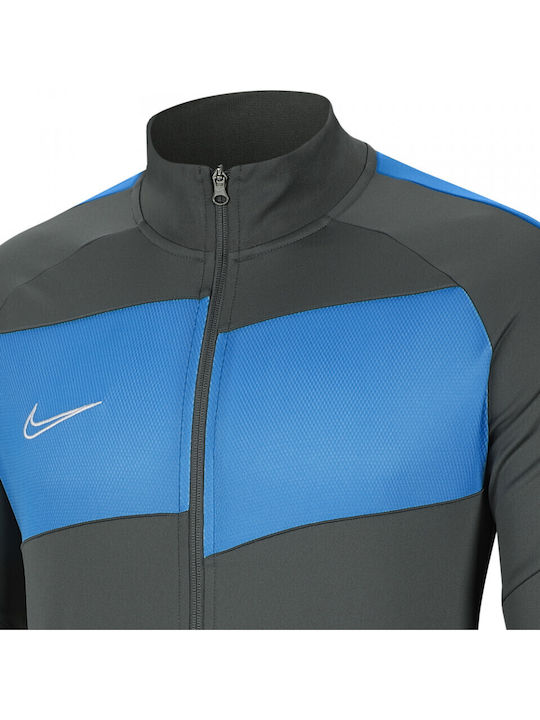 Athletic Kids Cardigan Dri-Fit with Hood Black Academy Pro Jr