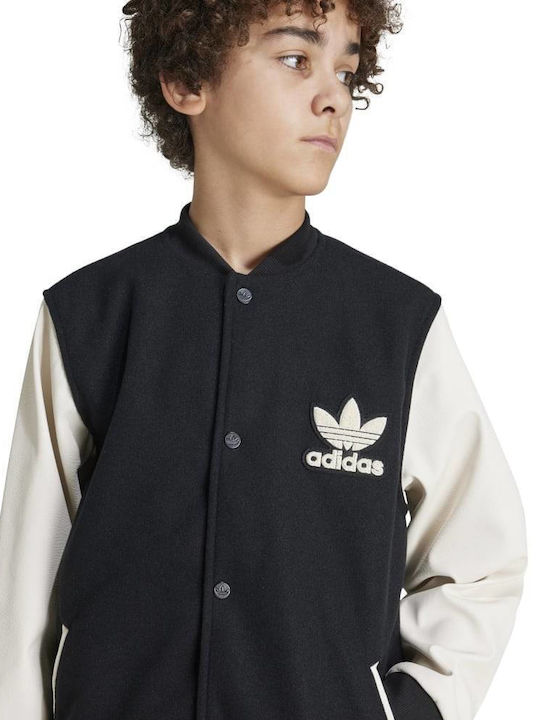 Kids' Sports Jacket Black Vrct