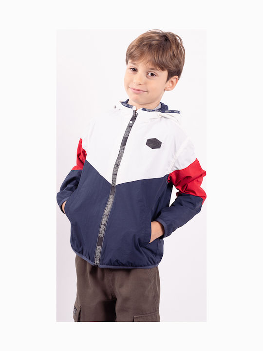 Kinder Freizeitjacke mit Kapuze Multicolour